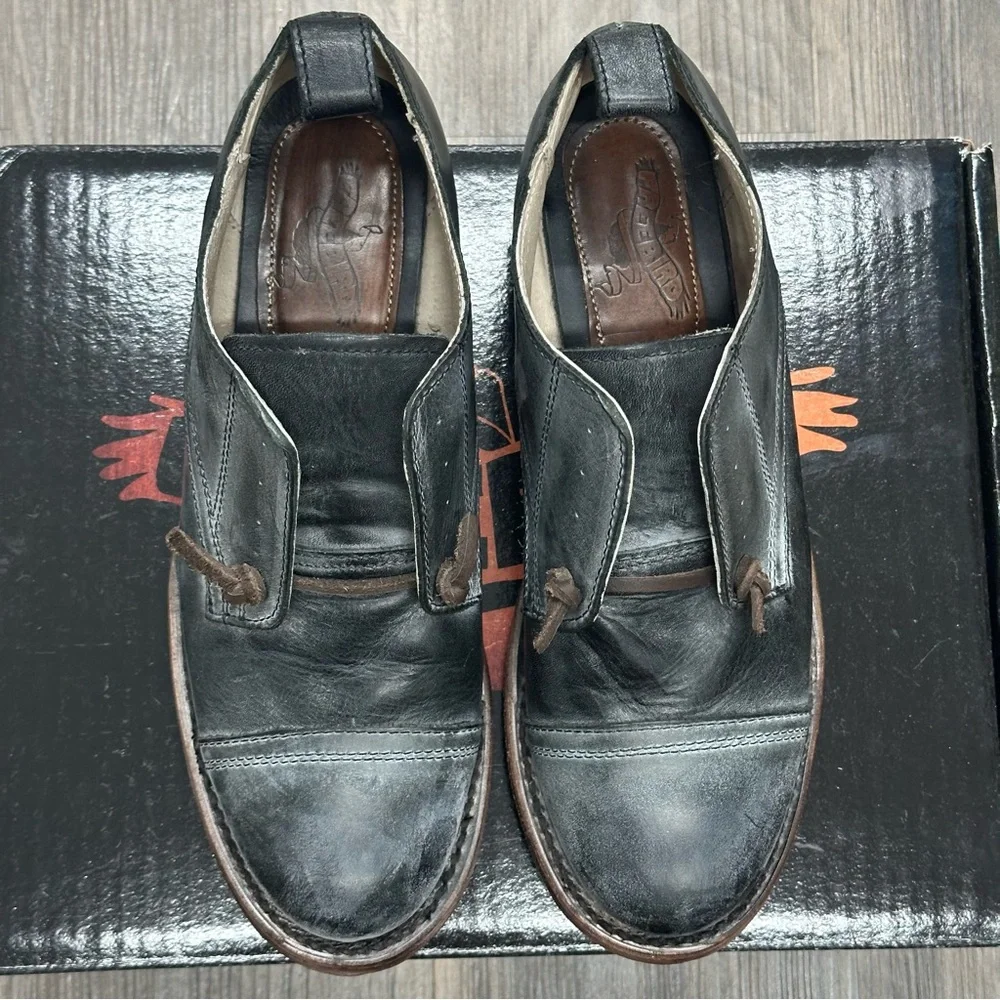 Freebird Mabel Black Leather Shoes